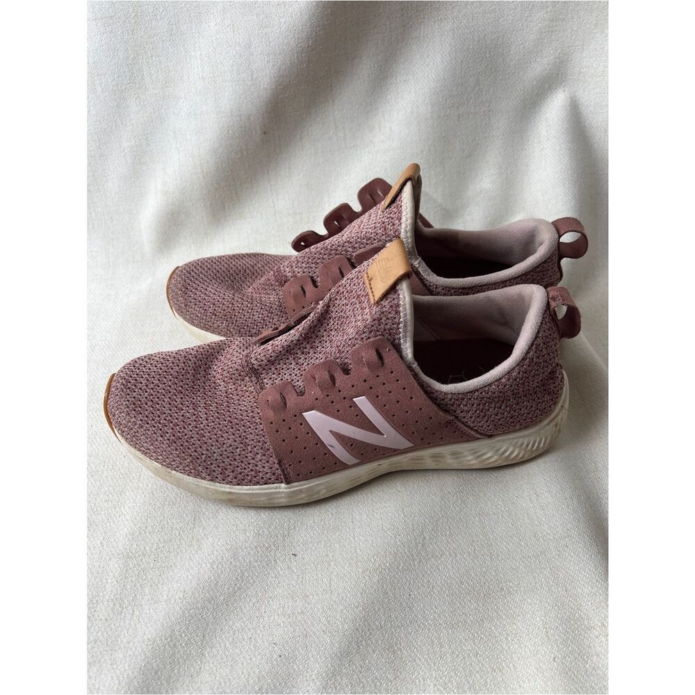 New Balance Fresh Foam Slip On Sneakers Pink Women’s Size 8 Walking Shoes - Picture 4 of 10